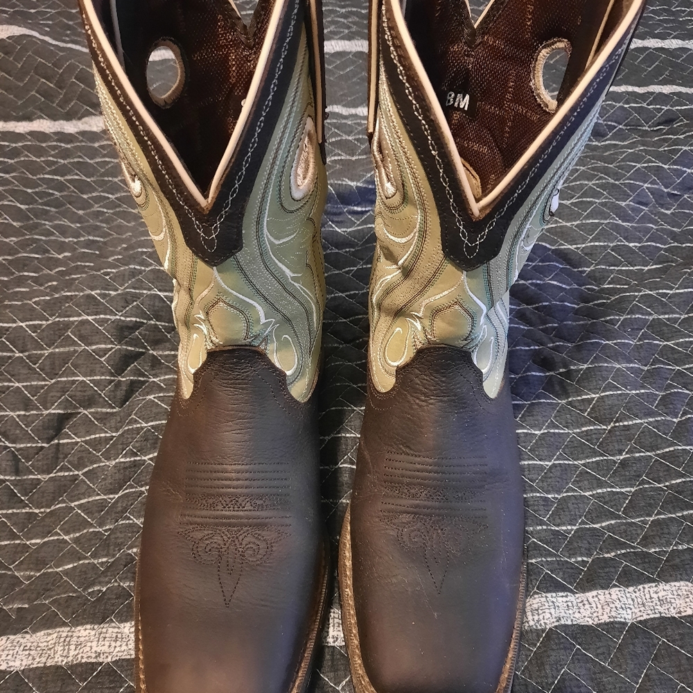 Durango Lady Rebel Lime Western Boot Size 8 M - Picture 4 of 7